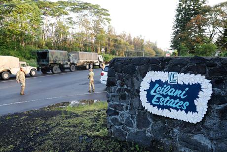 2018 Kilauea Eruption inside Leilani Estates